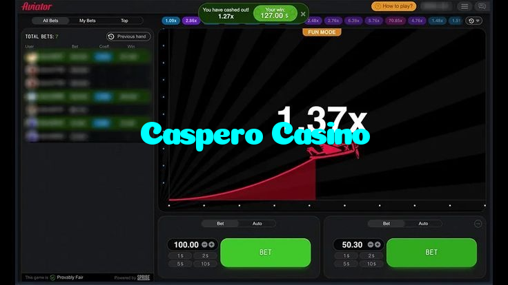 available types of Caspero Casino bet including pre-match live express and system bets